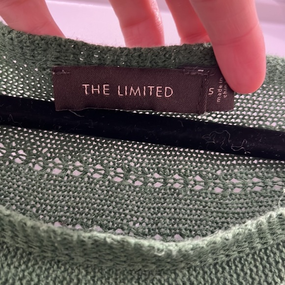 The Limited green knit top - Picture 2 of 3
